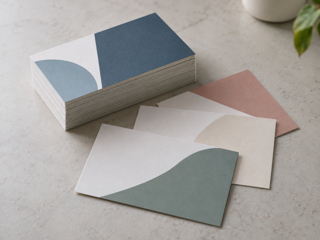 Premium printed business cards