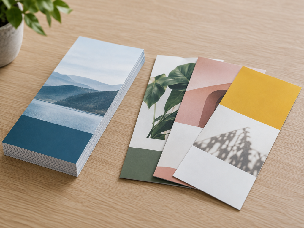A printed DL flyer